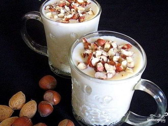 Рецепт киселя молочного