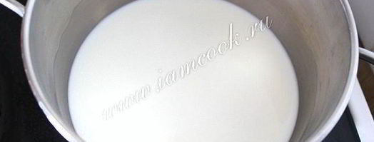 молочный кисель с изюмом. Шаг 5