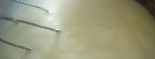 молочный кисель с клубничным конфитюром. Шаг 5