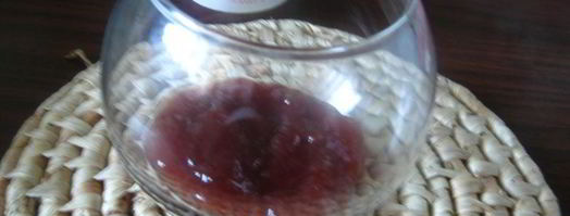 молочный кисель с клубничным конфитюром. Шаг 6