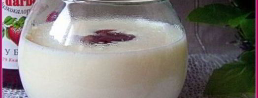 молочный кисель с клубничным конфитюром. Шаг 8