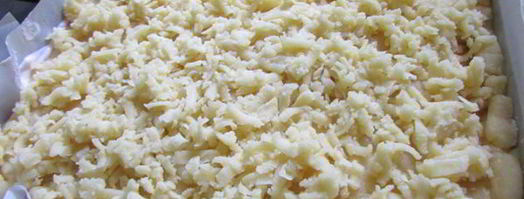 пляцок яблоки под кисельным небом. Шаг 11