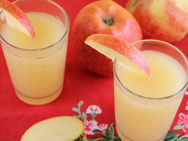 Рецепт яблочного киселя с белым вином