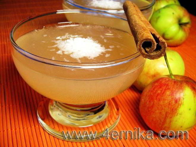 Рецепт яблочного киселя