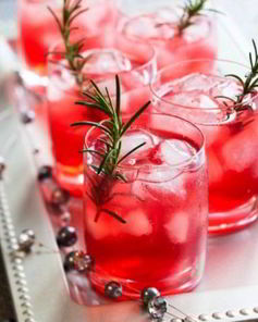 Клюквенный коктейль с апельсином