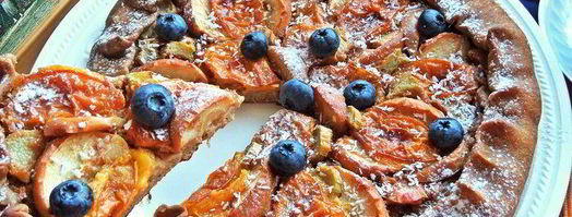 галета по-летнему на кофейном тесте. Шаг 20