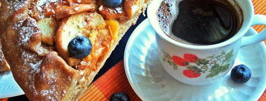 галета по-летнему на кофейном тесте. Шаг 21