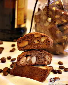 Кантуччи с эспрессо и марципаном