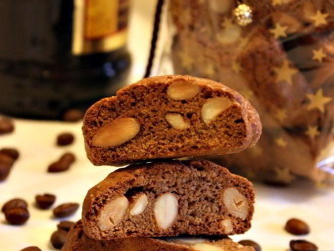 Рецепт кантуччей с эспрессо и марципаном