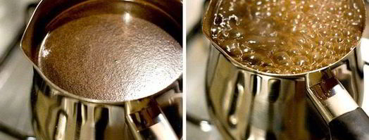 кофе латте со льдом. Шаг 3