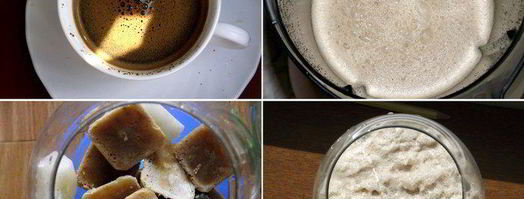 кофе латте со льдом. Шаг 4