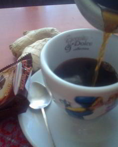 Кофе с имбирем и корицей