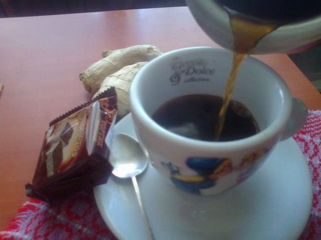 Рецепт кофе с имбирем и корицей