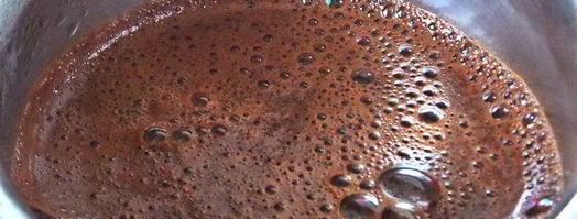 кофе с молоком и яичным ликером. Шаг 4