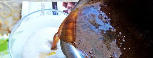 кофе с молоком и яичным ликером. Шаг 10