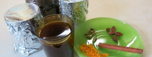 ледяной кофе в песочных штофах палитра. Шаг 3