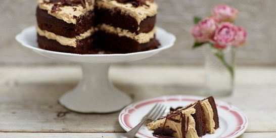 Пряный кофейно-шоколадный торт