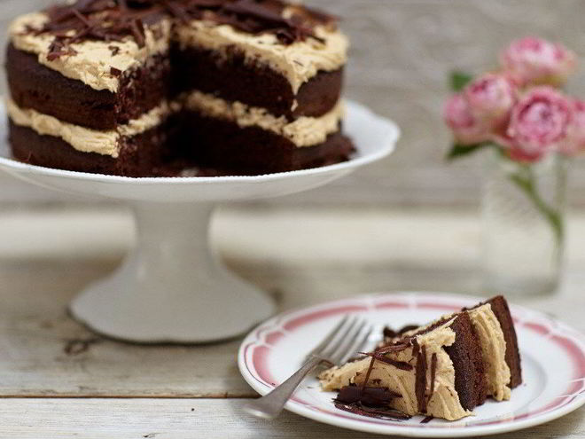 Рецепт пряного кофейно-шоколадного торт