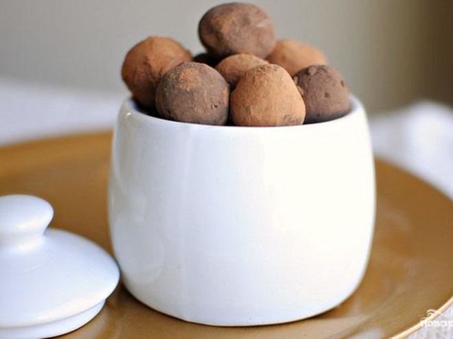 Рецепт шоколадных трюфелей с корицей и кофе