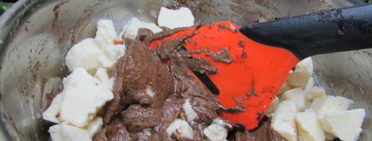 трюфели из белого шоколада с добавлением кофе. Шаг 5