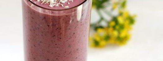 кокосовый коктейль с ягодами. Шаг 6