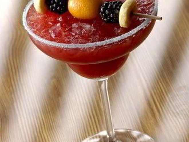 Рецепт ежевичного физа с джином