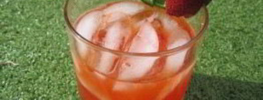 коктейль с клубникой и базиликом. Шаг 6