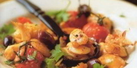 Таджин из белой фасоли с оливками