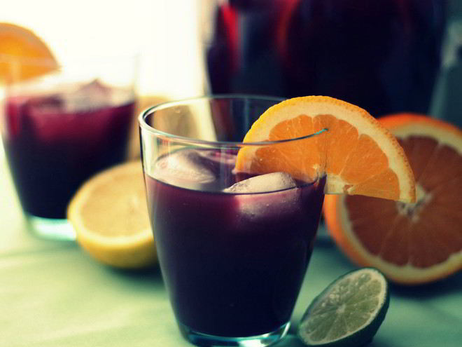 Рецепт коктейлей с красным и белым вином