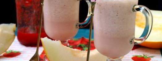 дынно-клубничный коктейль. Шаг 6