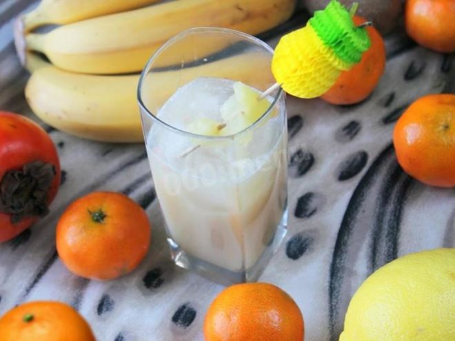 Рецепт коктейля пина колада с ананасовым соком