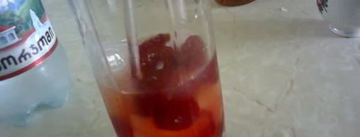 коктейль с вареньем. Шаг 5