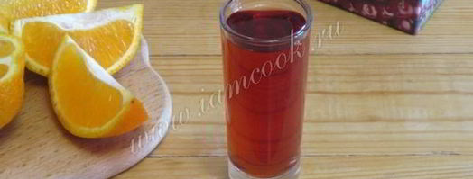 коктейль с вишневым соком ромовый закат. Шаг 6