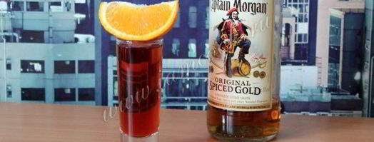 коктейль с вишневым соком ромовый закат. Шаг 7