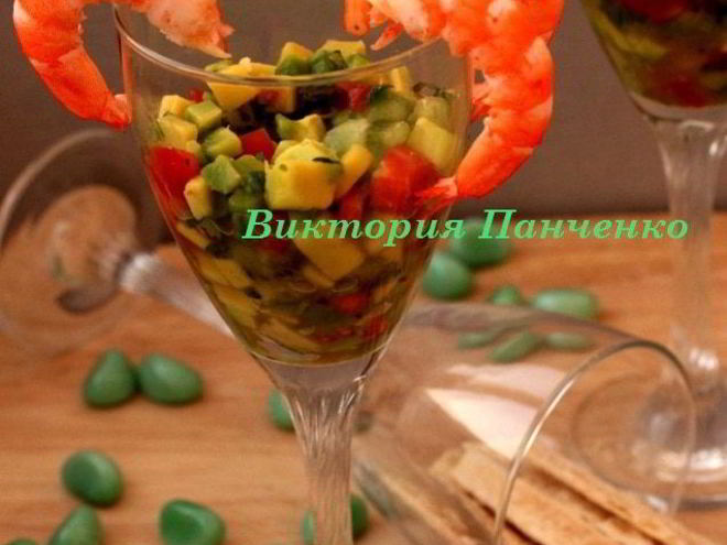 Рецепт креветочного коктейля с гуакамоле киви дайкири