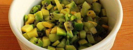 креветочный коктейль с гуакамоле киви дайкири. Шаг 7