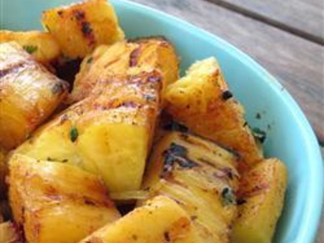 Рецепт ананаса-гриля с текилой