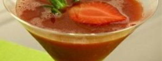 клубничный коктейль с горячим шоколадом. Шаг 5