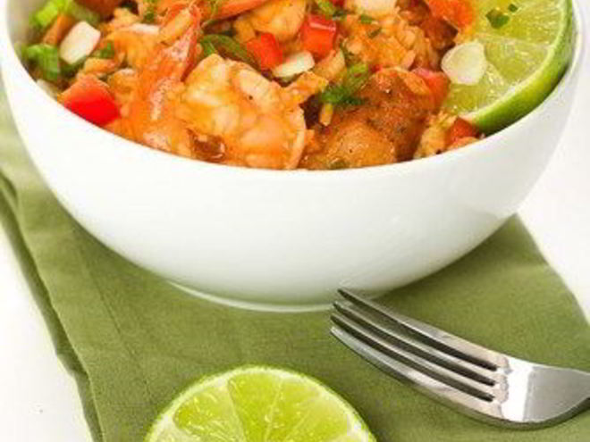 Рецепт креветок с текилой и лаймом