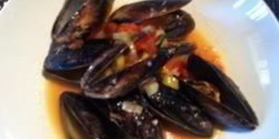 Мидии с текилой и лаймом