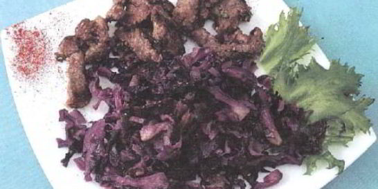 Краснокочанная капуста с вином по-скандинавски