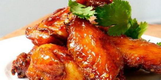 Курица в соевом соусе с вином и медом по-японски