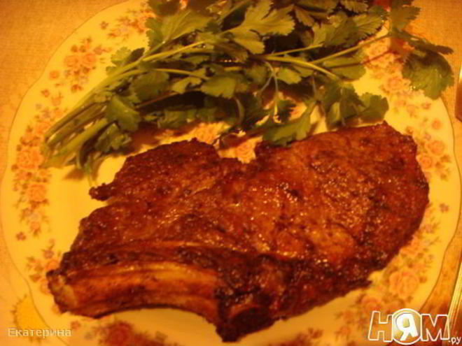 Рецепт свиной корейки с вином и специями