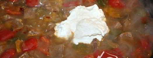 свинина, тушеная с вином и перцем. Шаг 5