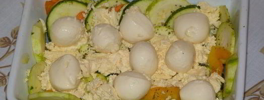 запеченная в кармашках форель с вином и овощами. Шаг 9