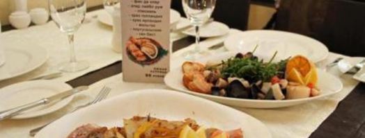 морская рыба фламбе с виски и грушей. Шаг 14