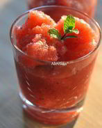 Клубничная гранита с водкой