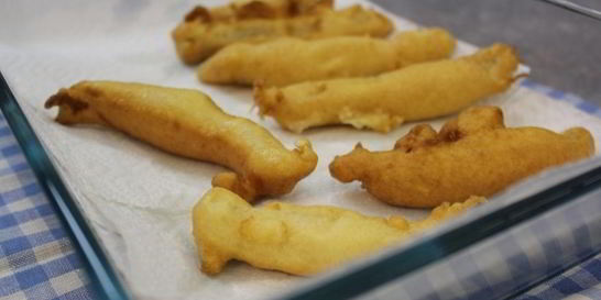 Кляр для рыбы с водкой