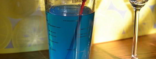 коктейль голубая лагуна. Шаг 3