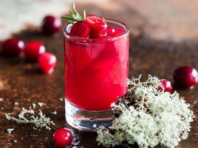 Рецепт коктейля-желе клюква и водка